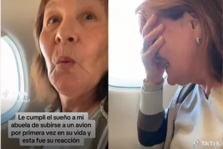 Joven cumple el sueo a su abuela.