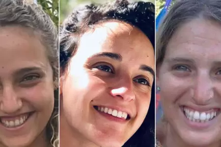 Tres rehenes israeles fueron puesta en libertad por Hams