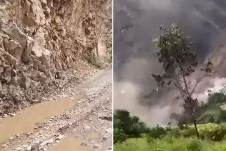 Posibles huaicos en La Libertad.