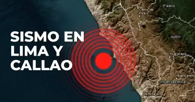 Sismo sacudió Lima y Callao.