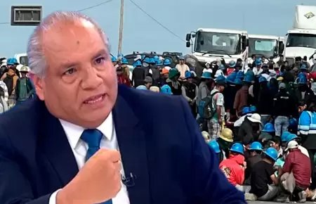 Denunciarn penalmente a dirigentes mineros por bloqueos de vas.